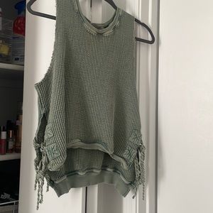 Free people waffle top